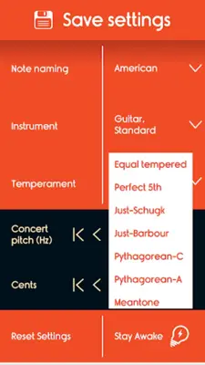 Master Guitar Tuner android App screenshot 0