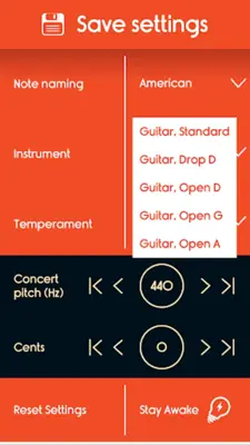 Master Guitar Tuner android App screenshot 1