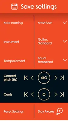 Master Guitar Tuner android App screenshot 4