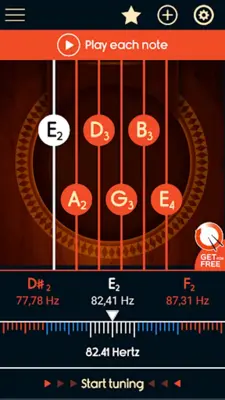 Master Guitar Tuner android App screenshot 5